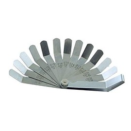 OEMTOOLS 25304 Gauge 12Bl Value Tap Feeler, Motorcycle Feeler Gauge Set, Spark Plug Feeler Gauge, Angled Feeler Gauge Set, Go and No Go Gauges, Valve Tappet Feeler Gauge