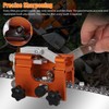 Eztronics Corp® Chainsaw Chain Sharpening Jig,Tooth Sharpener Chainsaw Sharpener Kit