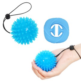 Kneading Ball for Hands Therapy, Set of 2, Onlvmyur Hand Trainer, Finger Trainer, Soft Anti-Stress Ball, Massage Ball, Hand Trainer, Strengthening by Hand, Relieves Stress, Anxiety Relief