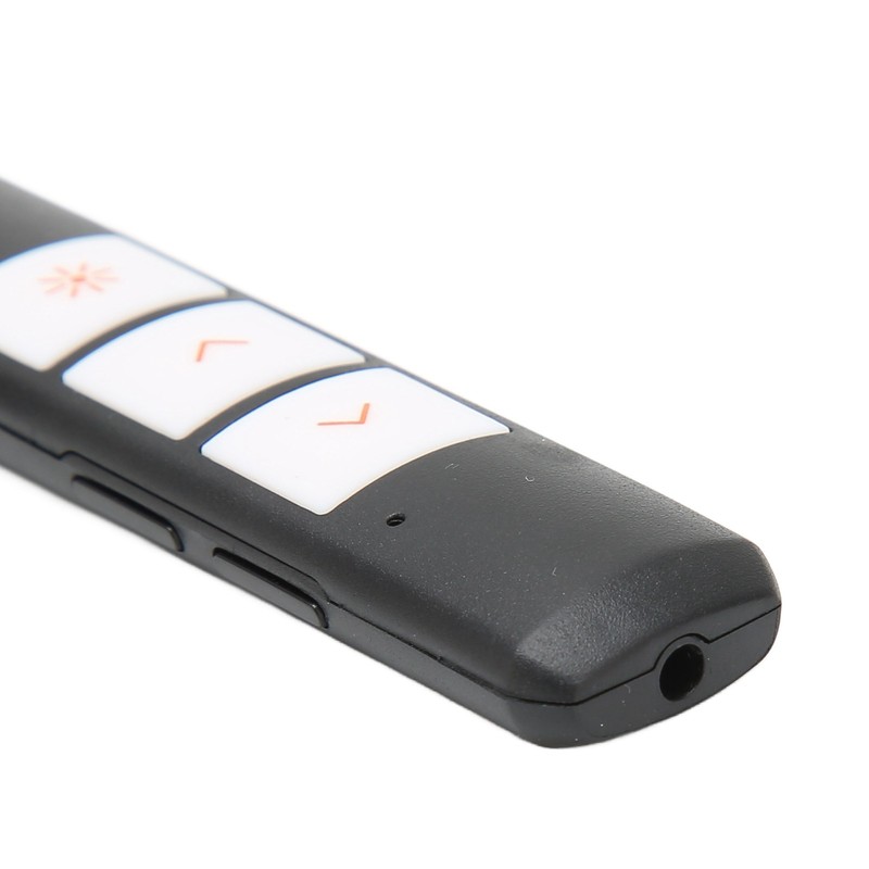 Presentation Clicker Ergonomic Handhold 2.4G Wireless USB Presenter with Receiver