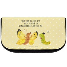 Ways Cosmetic Bag Caterpillar and Butterfly Enamelled Ring MT