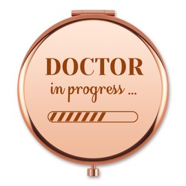 Aerfhhy Doctor Appreciation Retirement Gift for Women Compact Makeup Mirror Medical Assistant Thank You Thanksgiving Inspirational Surgical Tech Week Gifts for Doctors Pocket Folding Travel Mirror