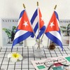 Newperlite Cuba Stick Flag Cuban Small Mini Hand Held Flags