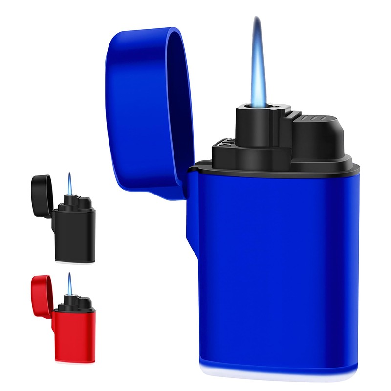 Navpeak Mini Lighter Windproof Torch Jet Candle Lighter Plastic Refillable