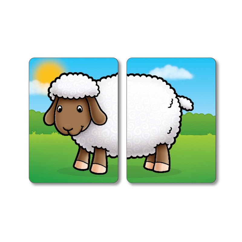 Orchard Toys Farmyard Heads and Tails Children's Game, Multi, One