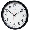Infinity Instruments 14 inch Shatter Resistant Round Non-Ticking Silent Battery