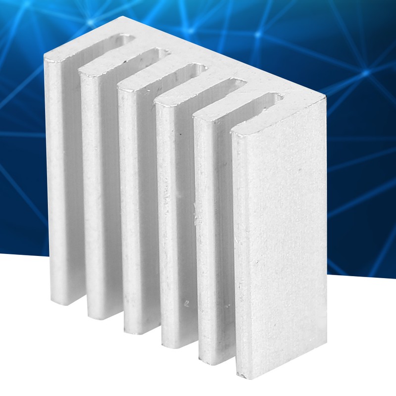 100pcs 9x4x9mm Aluminum Heat Sink Radiator with Adhesive for Amplifier