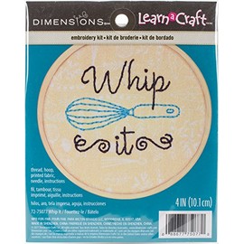 Dimensions Embroidery Kit with Hoop: Crewel: Whip It, Various, One