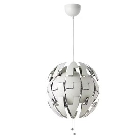 Ikea Ps 2014 Pendant Lamp, White, Silver Color 003.114.98