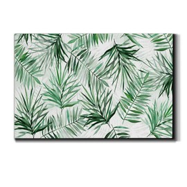 Wexford Home Landscape Canvas Wall Art Abstract Floral Forest Modern Pictures Artwork Decoration for Living Room Kitchen Bathroom Office, Ready to Hang, palm fronds, 8x12