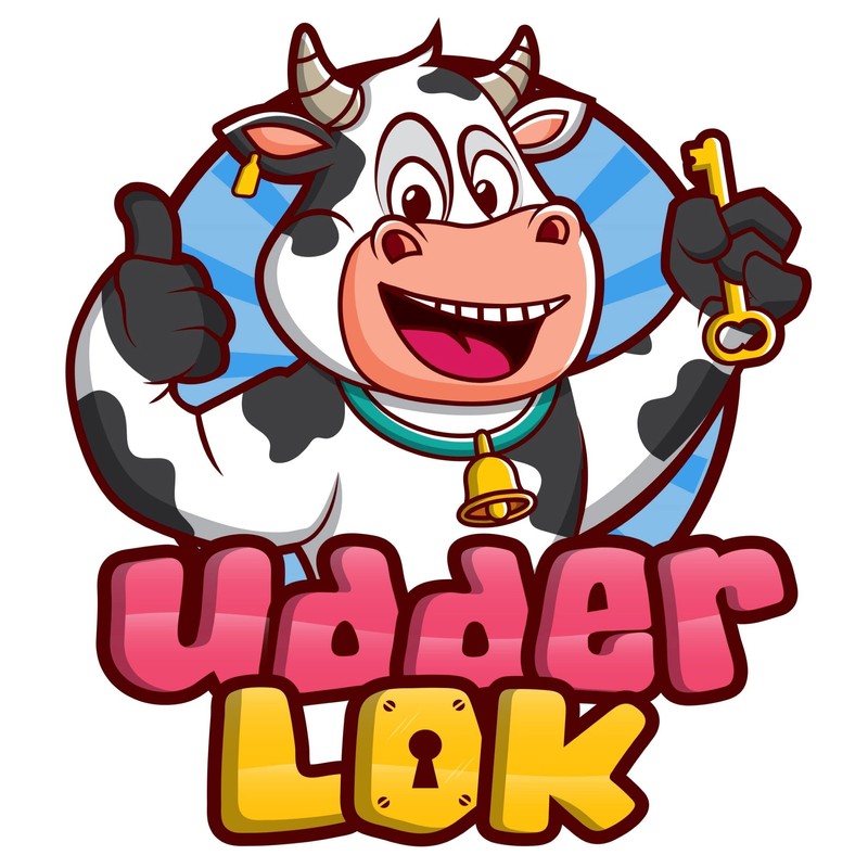UdderLok - The Original Milk Bottle Lock - Red Circles