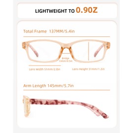 JOLISU Reading Glasses for Women Men - 5 Pack Ladies Fashion Readers Computer Eyeglasses W/Spring Hinge - Blue Light Blocking Reading Glasses Anti Eyestrain 3.5