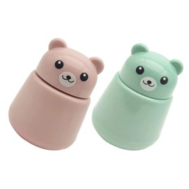 minkissy 2pcs Grinding Hand and Pestle Bowl Triturador De Ajo Crushers Splitters Manual Pills Cutter for Small Kid Tablets Portable Tablets Abs