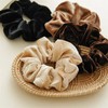 Scrunchies for Women, 12 Pcs Neutral Velvet Scrunchies for Hair,
