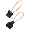 QWORK® 1 Set Automotive Fiber Optic Loop Bypass Female Adapter