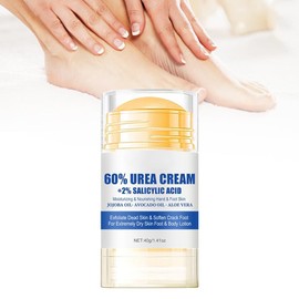 Crema Hidratante para Pies, Crema para el Cuidado de los Pies Secos y Agrietados, Repara e Hidratación Profunda con Efecto Remueve Callos, para Codos, Manos (1pcs)