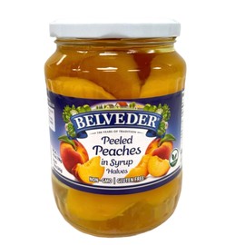 Belveder Canned Fruits (1 - PACK, Peeled Peach Halves)