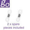 GoOpticians Purple Beaded Heart Women's Traditional Fasten Glasses Cord Necklace