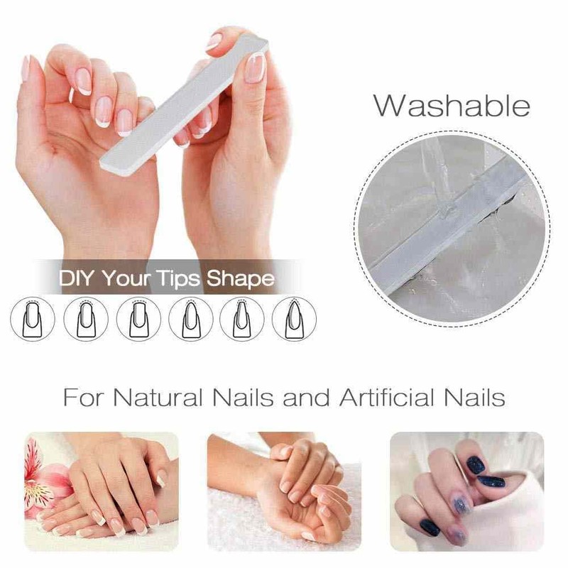 Premium Upgrade Lucency Nail Buffers for Natural Nails, Artificial Nails