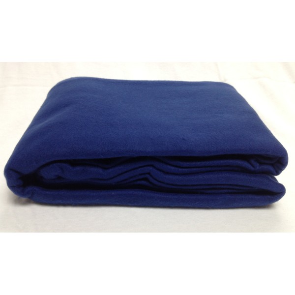 Polar Fleece Massage Table Blanket, Color = (Navy Blue)