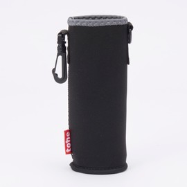 tone TC-27 Standing Bottle Cover, Shoulder 16.9 fl oz (500 ml), Water Bottle Cover, Water Bottle, Heat Retention, For Case Bottles, Pouch, Thermos, Zojirushi, Tiger Thermos (Black, Medium)