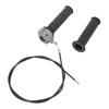2PCs Twist Throttle Cable Handle Accelerator Handle Grips Replacement for