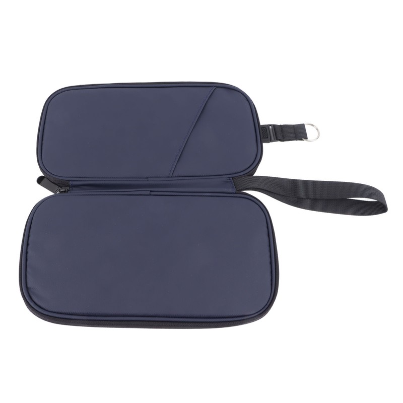 Card Wallet Waterproof Multi Slots Zipper Closure Soft PU Leather