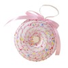Christmas Dessert Ornament Pink Foam Donut Pendant for Christmas Tree