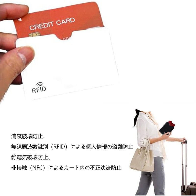 BRIIKPP Anti-Skimming Magnetic Shield Thin Anti-interference Data Protection IC Card