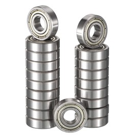 HiPicco 694ZZ Deep Groove Ball Bearings, ID 4mm x OD 11mm x Width 4mm Miniature Bearings, Double Metal Shielded Ball Bearing Chrome Steel Z2 Lever 20pcs