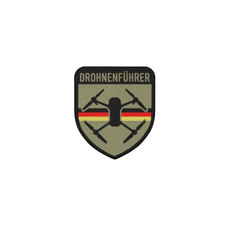 Copytec #36753 Patch Drone Guide Germany Pilot Badge Camouflage Sport