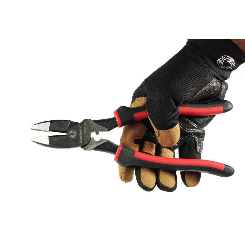 Southwire SCP9TPC High-Leverage Side Cutting Pliers with Fish Tape Puller;