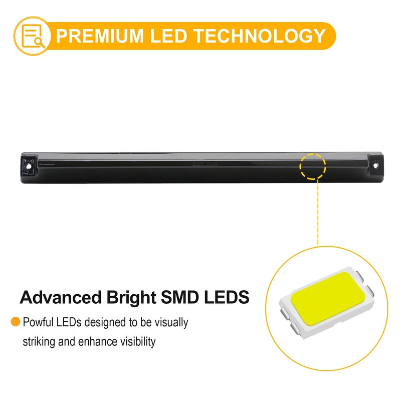 Full LED Tailgate Light Compatible with Ram 2500 3500 2006-2018