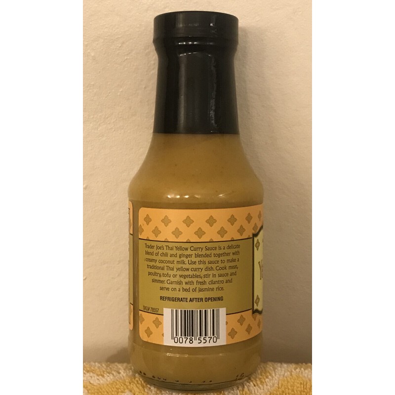 Trader Joe's Thai Yellow Curry Sauce 11oz (312g) Exclusive by