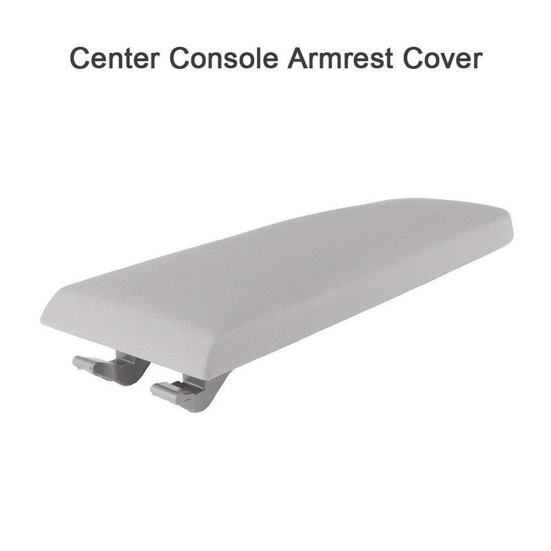 ROADFAR Center Console Lid Kit/Center Console Cover Grey Replaces Fit