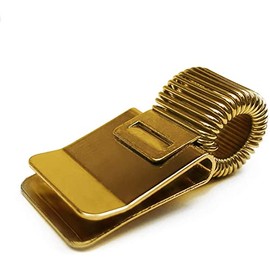 Ashton and Wright Metal Pen Holder for Notebook, Clipboard, Diary, Ideal for Doctors, Nurses, Government, Office, 1 Piece, Gold