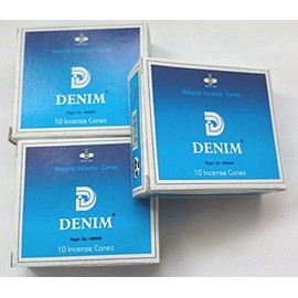 SHASHI Incense Denim Cone Set of 3