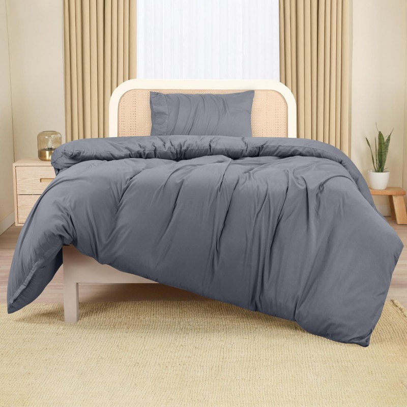 Utopia Bedding Single Duvet Cover Set – Duvet Cover with