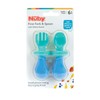 Nuby First Fork and Spoon Set - Utensils with Safety
