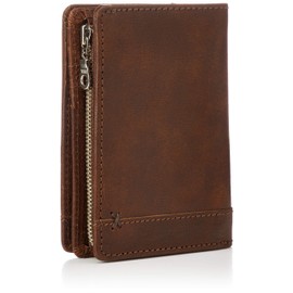 Lee Bifold Wallet, Premium Soft Cow Leather (Cow Leather), Genuine Leather, Middle Size, Bill Compartment, Braun