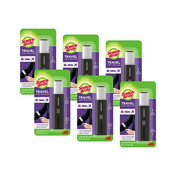 Scotch-Brite Scotch-Brite Mini Travel Lint Roller, Works Great On Pet