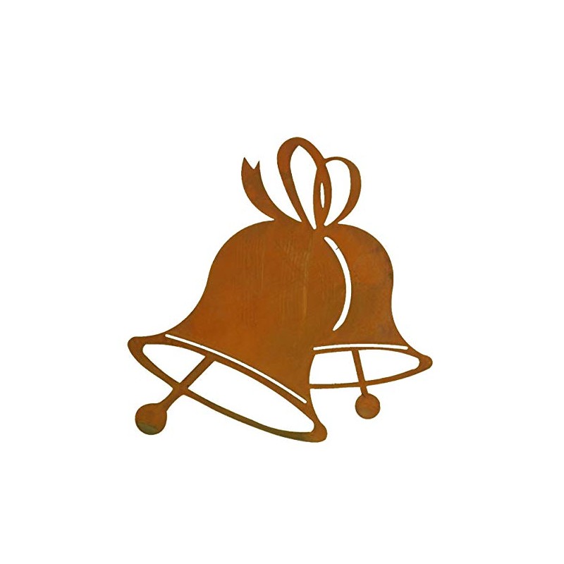 Patina Bell for Hanging, Christmas Decoration with a Twist for