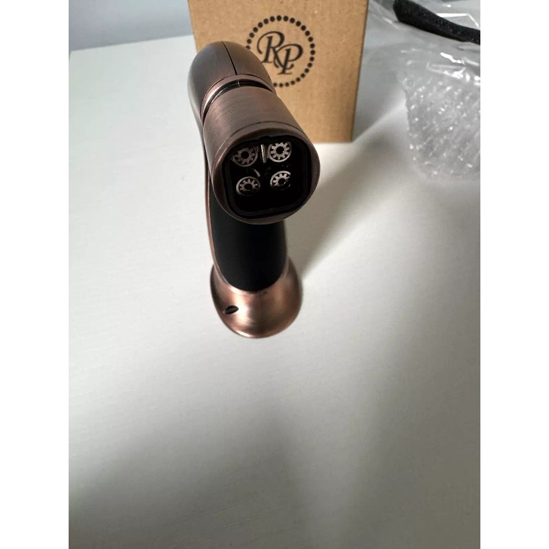 Rocky Patel Quad Torch Cigar Table Lighter - Copper -