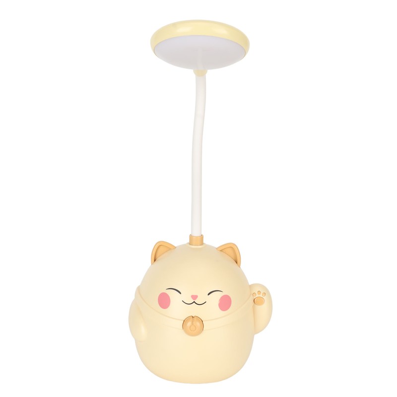 LED Table Lamp USB Charging Gooseneck Reading Light Pen Holder