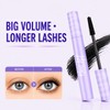 Lengthening & Curling Mascara|Tapered Cone Fiber Brush Creates Lash Extension
