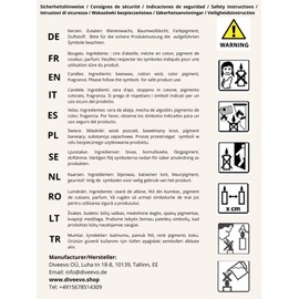 Diveevo Church Beeswax Candles No. 30-50 Pieces I High-Quality Ritual Candles L 29.5 cm Diameter 8.5 mm I 150 min Burning Time in White I 700 g Thin Candles Drip and Smokeless