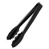 Vogue Tongs 23 cm/9 inch, Black, Polycarbonate Plastic, Comfortable Grip,