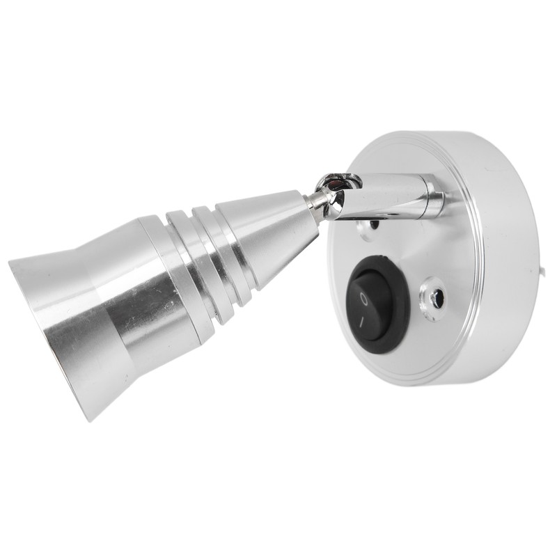 LED RV Reading Light 12V 3W Flexible Interior with Switch