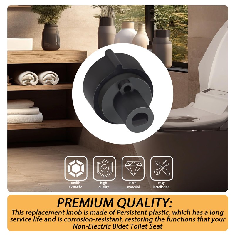 Ciuouient Replacement Knob Compatible with Brondell Bidet Toilet Seat Non-Electric