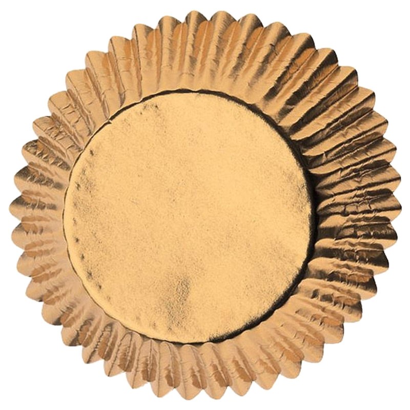 Wilton BAKECUPS GOLD FOIL 24CT, Standard (415-206)